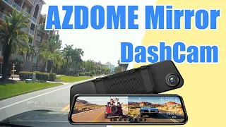 Azdome PG17 Mirror DashCam - Unboxing - Installation - Test Footage - Timestamped - ParadiseBizz