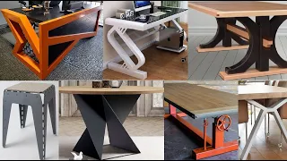 Custom table ideas with metal legs (metal base) #2 / meta legged custom table ideas #2