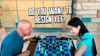 Notorious Chess Hustler Challenges Woman Grandmaster