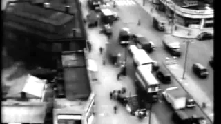 Kings Cross station   Trains in the 50s   60s Black   White