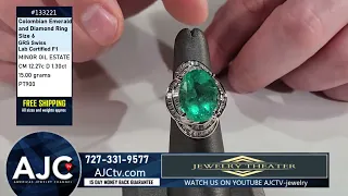 AJCtv Presents Jewelry Theater - Muzo Emerald Ring