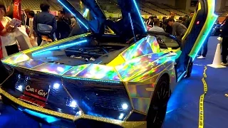 👽 Lamborghini Aventador Anniversario  illumination　ランボルギーニ アヴェンタドール アニヴェルサリオ  イルミ  札幌カスタムスーパーカーショー
