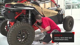How to Install a Can-Am Maverick X3 Shock Therapy Rear Sway Bar