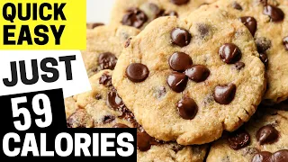 The ONLY Low Calorie Chocolate Chip Cookies Recipe You'll Ever Need | Just 59 Calories Each