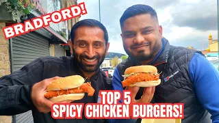 TOP 5 SPICY CHICKEN BURGERS In Bradford Ft @foodieanz