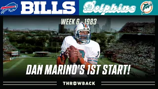 Marino's FIRST Start is Epic! (Bills vs. Dolphins 1983, Week 6)