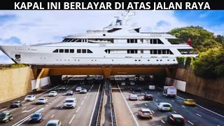 MENAKJUBKAN!! JEMBATAN AIR MEGAH DI ATAS JALAN RAYA