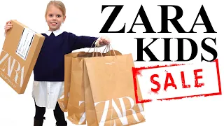Покупка детской одежды Зара | Распродажа ZARA | Распаковка Примерка Долгов Фемели Влог