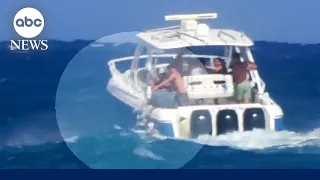 Authorities searching for people seen dumping trash into Atlantic Ocean in viral video