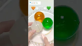 🧡+🤍+💚Tape Balloon DIY with Super Giant Orbeez and Nano Tape‼ - 🐸초초대왕개구리알 테이프풍선 만들기!#밍투데이#테이프풍선