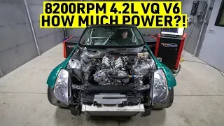 RECORD BREAKING! Highest HP ALL-MOTOR 350Z Engine In the WORLD