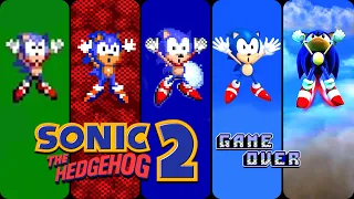 Sonic's Death in Every Sonic the Hedgehog 2 Version 1992 (+ All Game Over Screens)