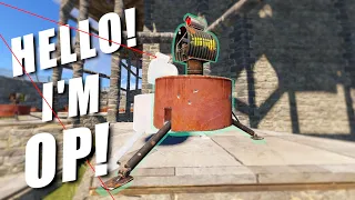 Rust - How To PROPERLY Use The Auto Turret (Rust Base Design 2021)