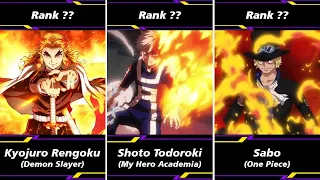 15 Strongest Fire Element Users in Anime