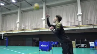 Yuji Nishida jump serve slow-motion