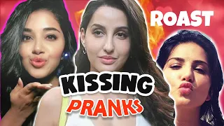 Kissing Prank Roast | Hot girl prank roast | Prank on Girlfriend | Cute girl | BakchodAcademy