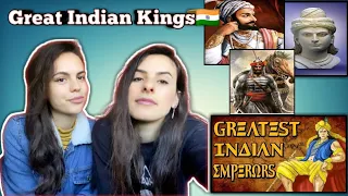 Top 5 Greatest Kings in India | Reaction By Euro Girls #Incredibleindia