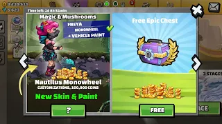 New Skin & Monowheel Paint + Free Epic Chest !! In - Hill Climb Racing 2