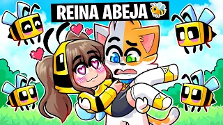 LA REINA ABEJA se ENAMORA de GATITO en MINECRAFT! 😍😱😰