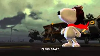 Snoopy Flying Ace Title Screen (Xbox 360)