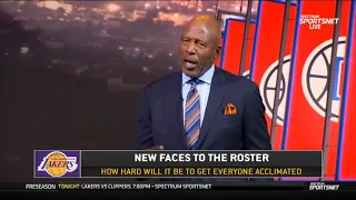 James Worthy "backlash" Lakers new faces to the Roster and LeBron & AD sign up with Lakers