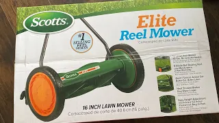 Scotts Elite Reel Mower 1 Week Review | Must Watch
