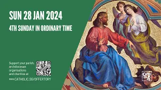 Catholic Sunday Mass Online - 4th Sunday in Ordinary Time (28 Jan 2024)