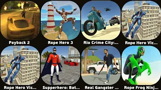 Payback 2,Rope Hero 3,Rio Crime City Mafia Gangster,Gangster Mafia,Rope Hero Vice Town