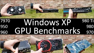Windows XP graphics card benchmarks - 950/960/970/980/980Ti/HD7970