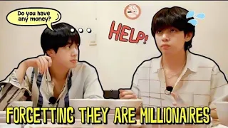 When BTS forgetting they are millionaire 💜💜💜 #bts #jin #suga#jhope #rm#jimin#v #jungkook #koreanvibe