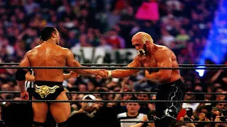 The Rock def. Hollywood Hogan Icon vs. Icon Match WWE WrestleMania 18