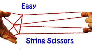 String Tricks! How To Make A Scissors String Figure For Beginners - Walkthrough