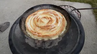 Bosnian traditional cheese pita