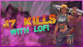 47 kill VALORANT gameplay but it's lofi hip hop radio - beats to relax/study to.