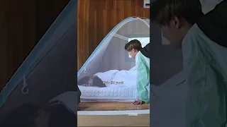 Jhope trying to wake up Jungkook and Taehyung 🥺. #taehyung #jungkook #jhope