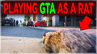 I Pretended To Be a RAT NPC in GTA RP and Trolled the ENTIRE SERVER | DonDada RP