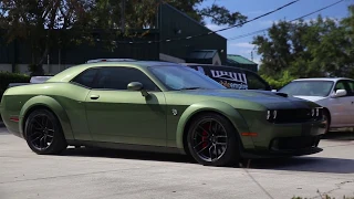 Rare 2019 Dodge Hellcat in F8 Green and Manual - Polish Detail + Ceramic Coating