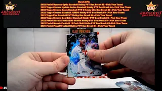 3-27-23 2022 Topps Fire Baseball PYT Hobby Box Break #8 - Pick Your Team!