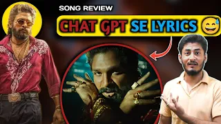 Pushpa Pushpa Song Reaction। Pushpa The Rule Song Review। Allu Arjun। Sukumar। Review by Aaryan