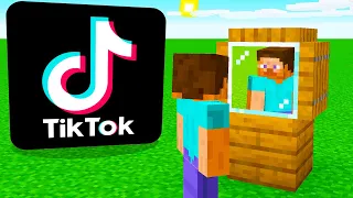 ✅ Testei os TIKTOKS mais VIRAIS de MINECRAFT para ver se FUNCIONA