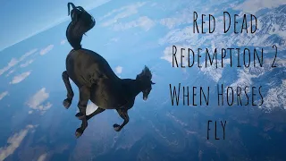 When horses fall out of the sky - Red Dead Redemption 2