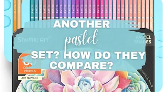 Shuttle Art 60 Pastel Colored Pencils | My First Impressions