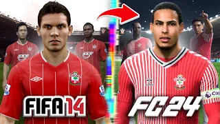 I Rebuild Southampton From FIFA 14 to FC 24!