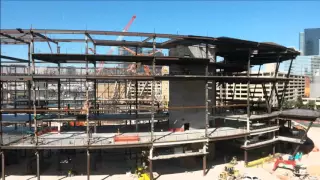 Construction of the T Mobile Arena, Las Vegas.