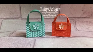 Mini Handbag tutorial using 6 x 6 papers