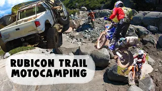 Dual Sport Overnight Camping on the Rubicon Trail