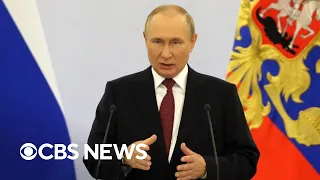 Putin illegally annexes four Ukrainian regions despite troops losing territory