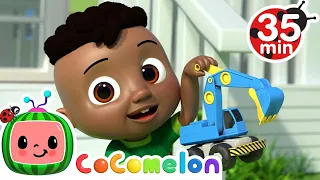 Excavator Song (Vehicle Songs For Kids) + More Nursery Rhymes & Kids Songs - CoComelon