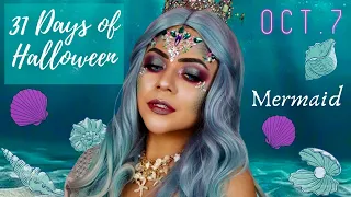 31 DAYS OF HALLOWEEN 2020 | Mermaid Makeup Look Tutorial