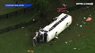 Video Now: At least 8 killed, dozens injured in Florida bus crash